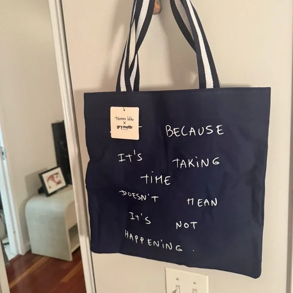 GRY MATTR X THOMAS LELU MARCHÈ TOTE - MIDNIGHT NWT - Picture 5 of 5